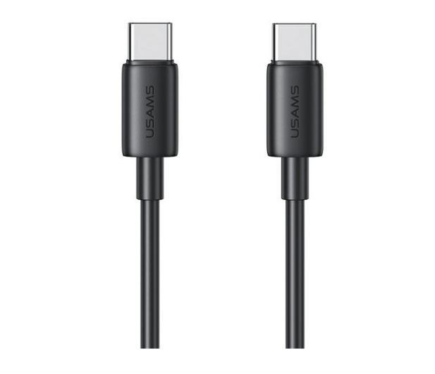 USAMS Kabel USB-C na USB-C 60W 1mFast Charging YD Series czarny - 1569001 - zdjęcie